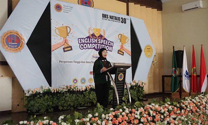 Gelar English Speech Competition Meriahkan Dies Natalis ke-30, STIE Enam Enam Kendari